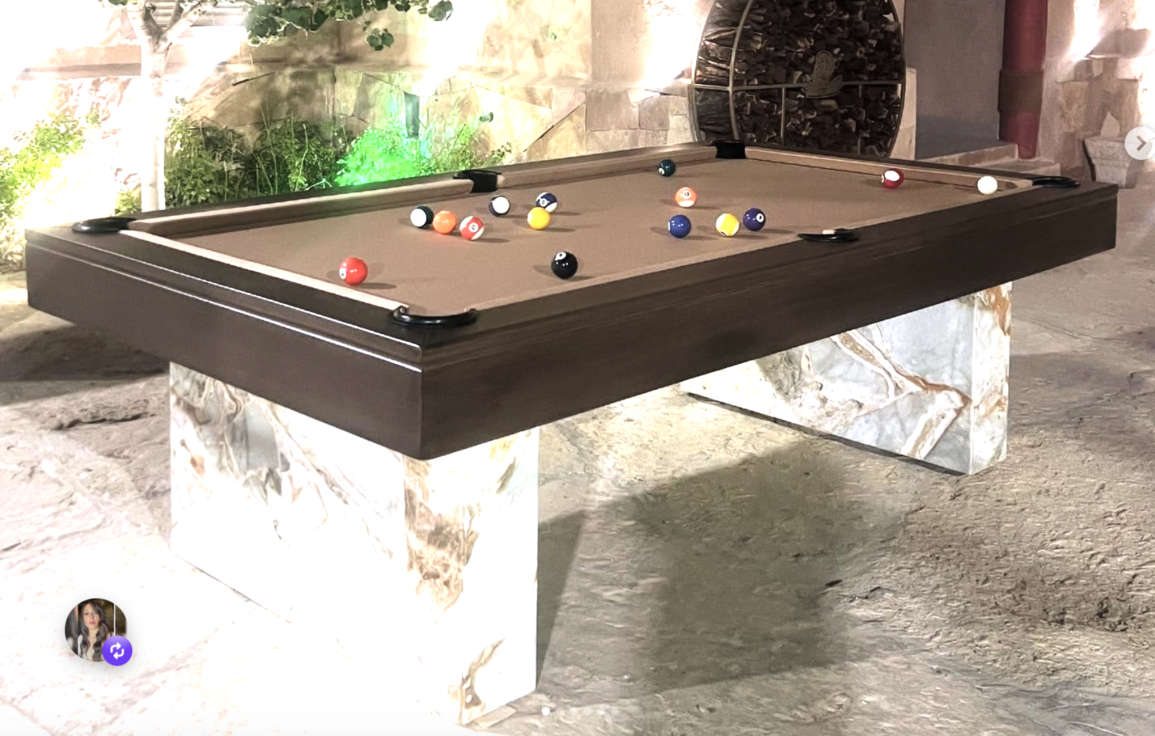 Hybrid – Wood Rails + Marble Plinth